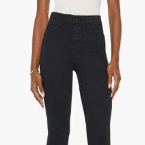 The Hustler High Waist Fray Hem Ankle Bootcut Jeans,Night in Paris 25